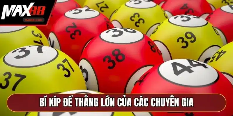Bí kíp để thắng lớn của các chuyên gia Bí kíp để thắng lớn của các chuyên gia