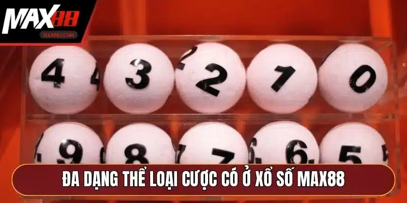 Đa dạng thể loại cược có ở xổ số MAX88 Đa dạng thể loại cược có ở xổ số MAX88